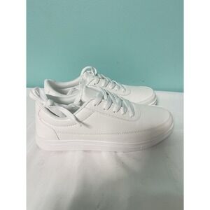 SHEIN Women's White Fly Leather Sports Trainers Breathable Size 38 (5.5) New‎